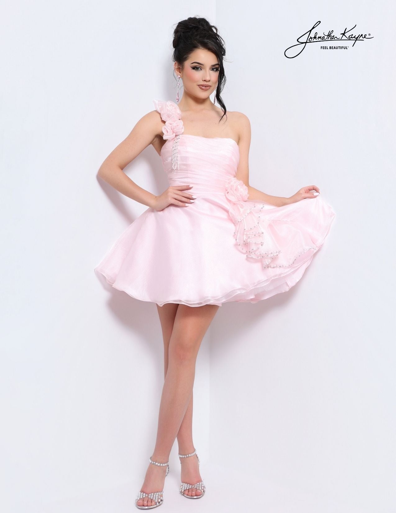Johnathan Kayne 3267S Shimmer Cocktail Dress