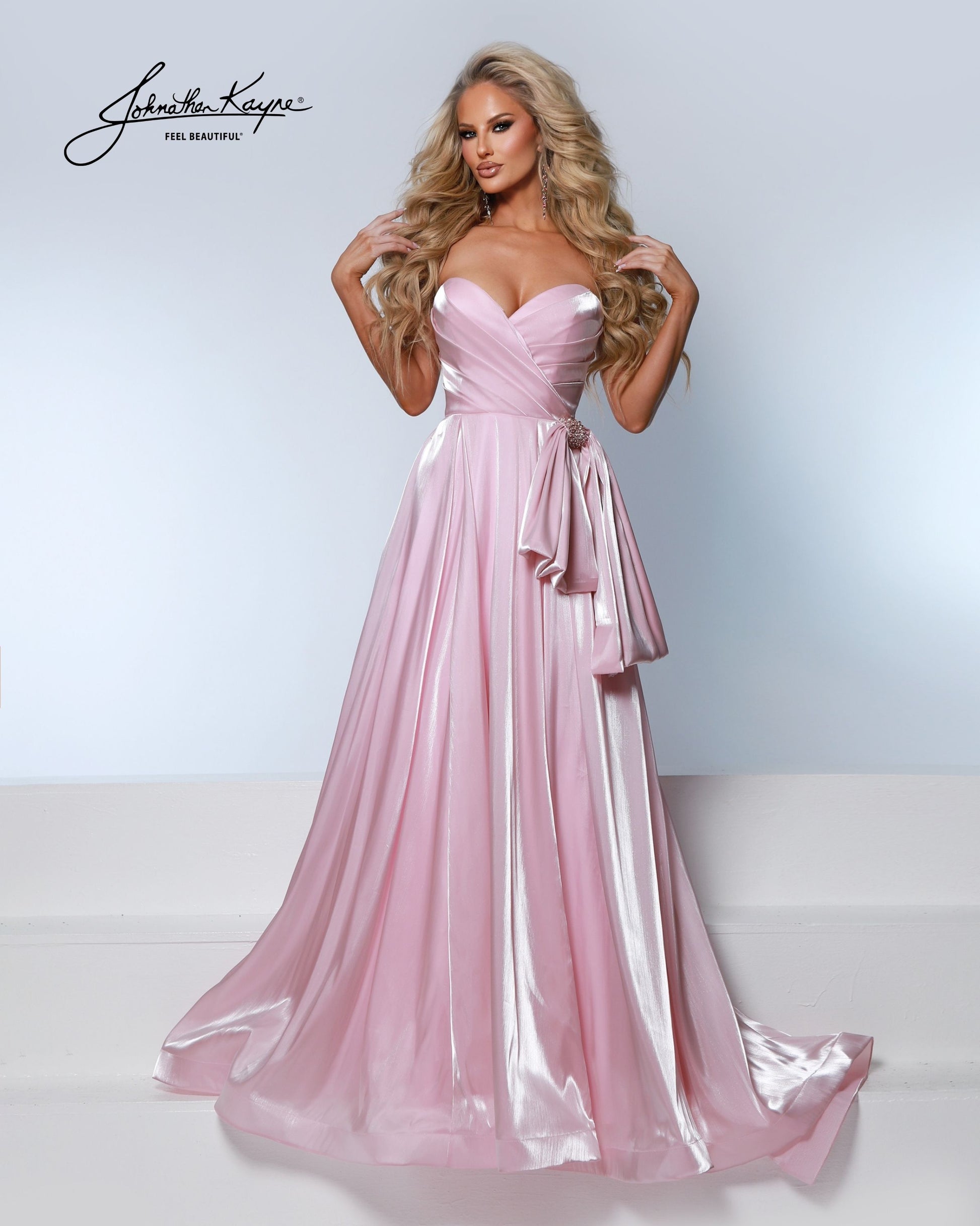 Johnathan Kayne 3272 Flowy Pageant Evening Dress Iris / 0 Johnathan Kayne 3272 Flowy Pageant Evening Dress Iris / 0
