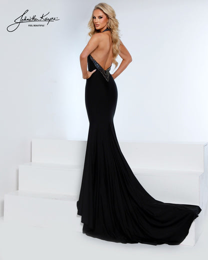 Johnathan Kayne 3298 Stretch Knit Prom Dress