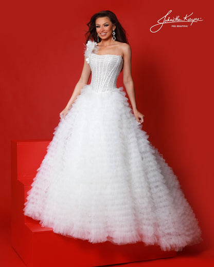 Johnathan Kayne 3302 Flowy Pageant Evening Dress
