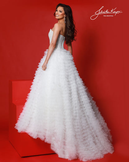 Johnathan Kayne 3302 Flowy Pageant Evening Dress