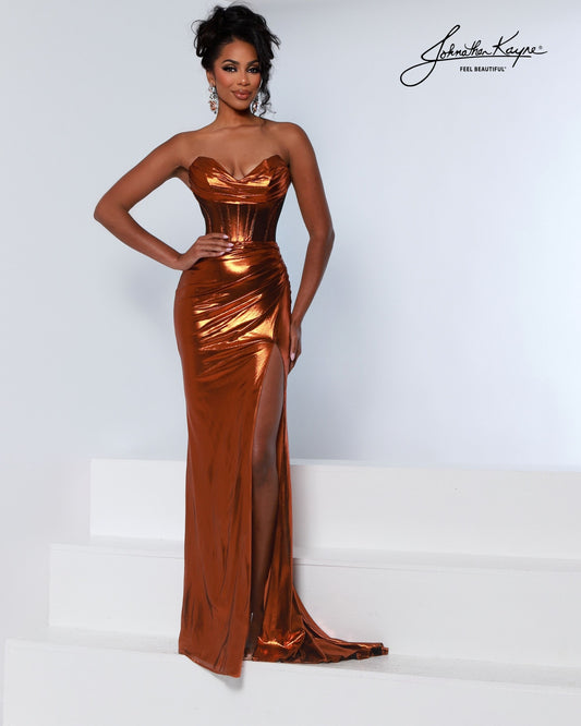 Johnathan Kayne 3313 Stretch Knit Prom Dress