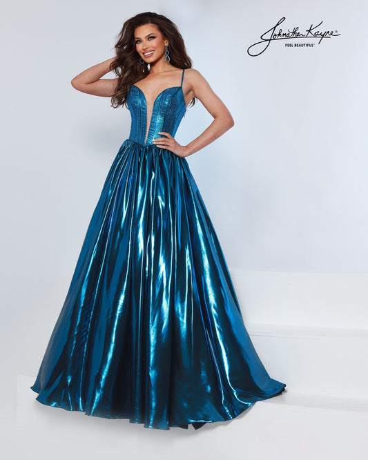 Johnathan Kayne 3315 Fitted Jersey Prom Dress