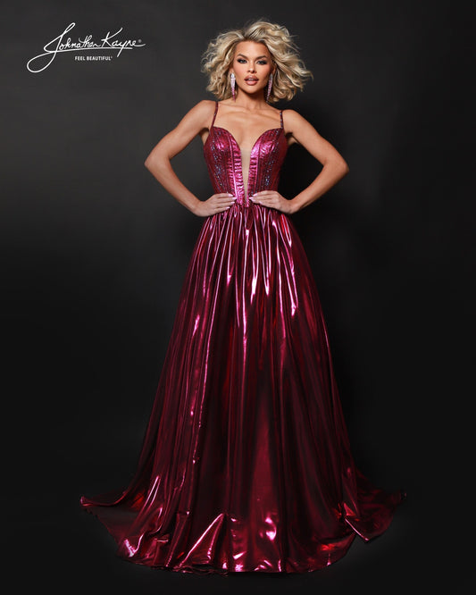 Johnathan Kayne 3315 Fitted Jersey Prom Dress