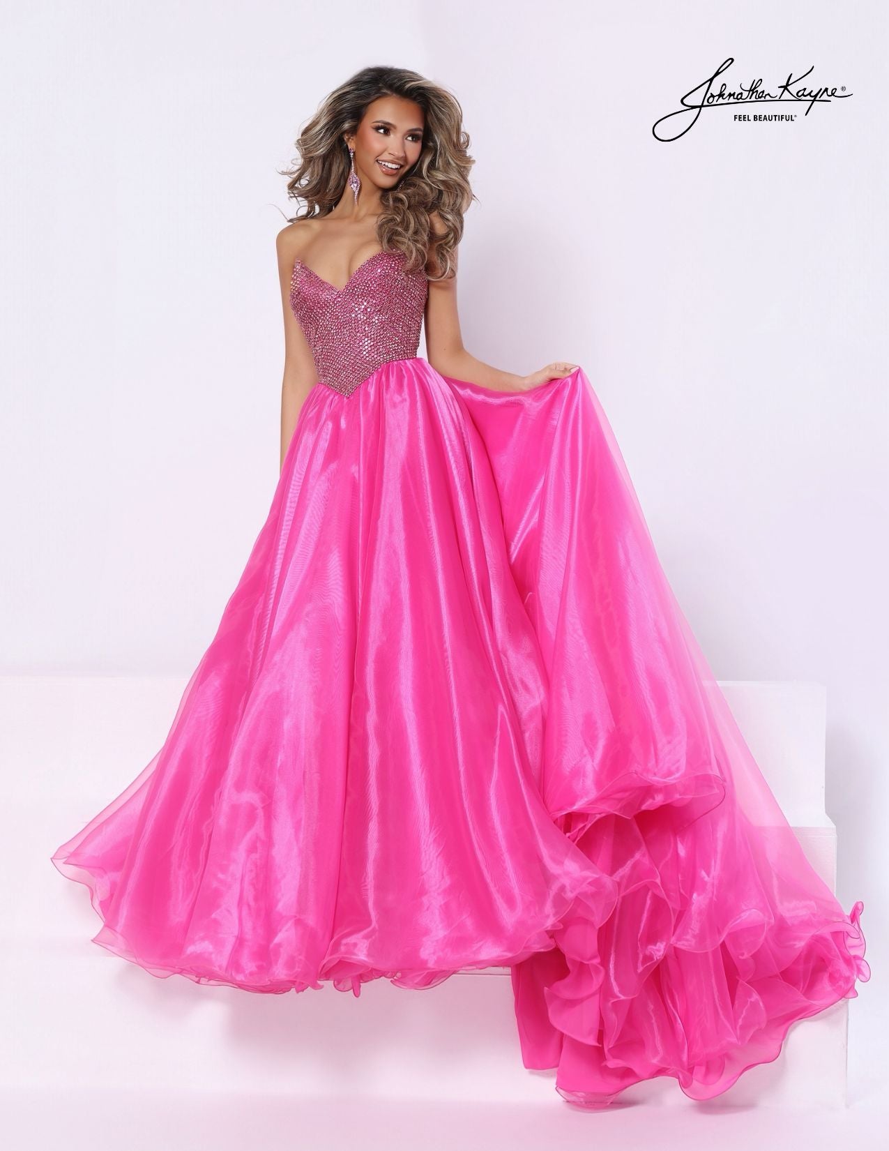 Johnathan Kayne 3325 Pageant Dress Crystal A line