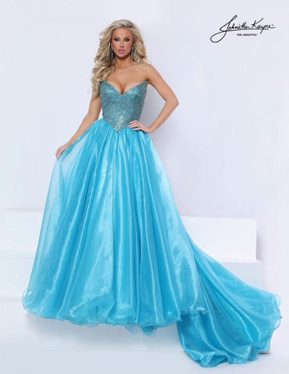 Johnathan Kayne 3325 Pageant Dress Crystal A line
