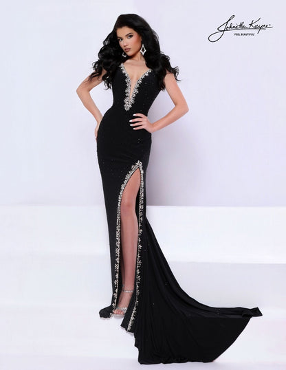 Johnathan Kayne 3336 Backless Formal Dress Pageant