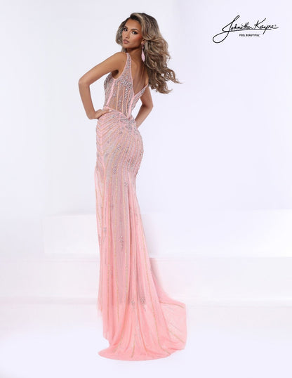 Johnathan Kayne 3344 Sheer Pageant Dress