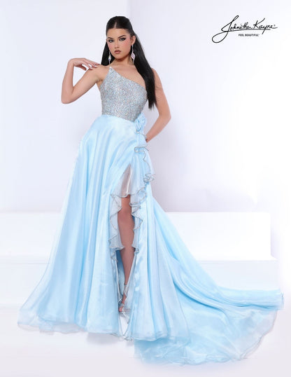 Johnathan Kayne 3346 Pageant Dress A Line Ruffle