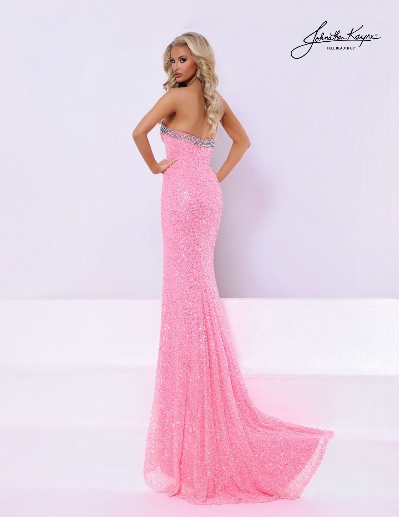 Johnathan Kayne 3350 Pageant Dress Cape Choker
