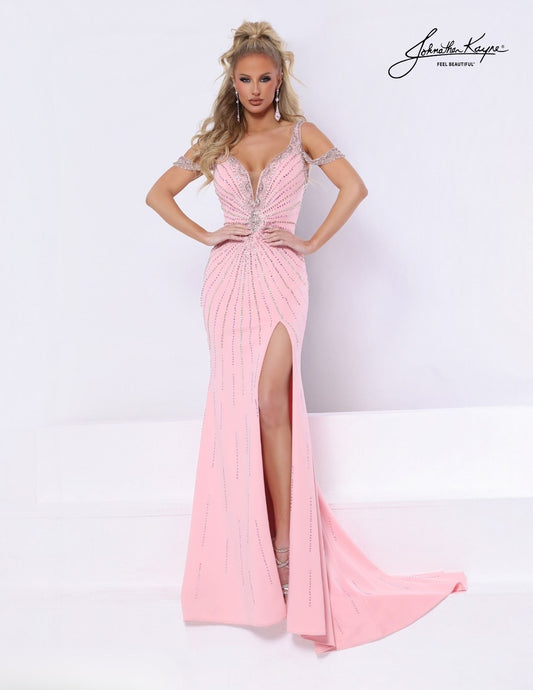 Johnathan Kayne 3353 Pageant Dress Beaded