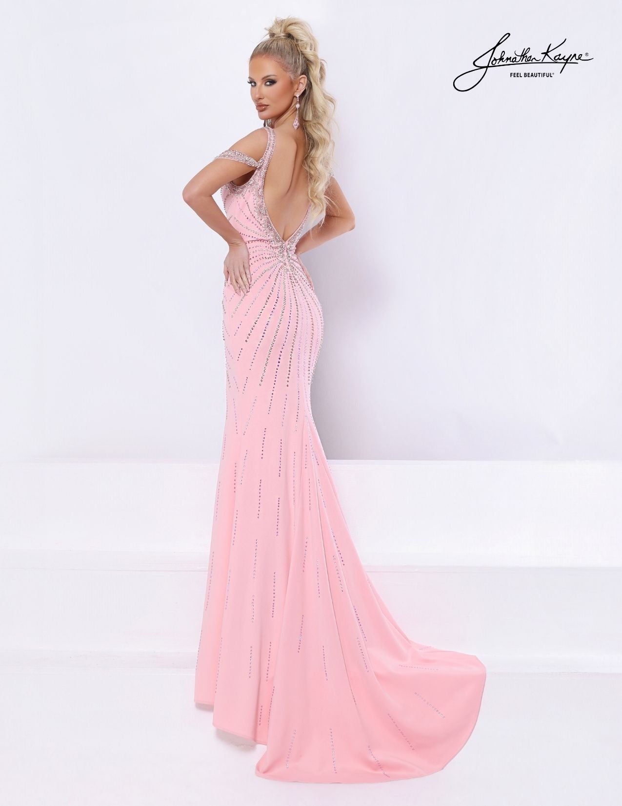 Johnathan Kayne 3353 Pageant Dress Beaded