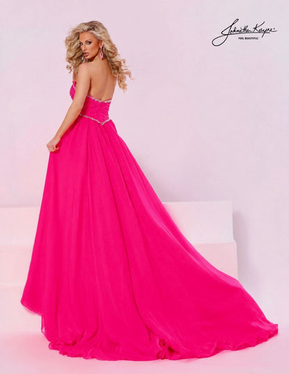 Johnathan Kayne 3379 Pageant Dress Chiffon Overskirt