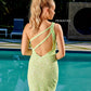 Primavera Couture 3573 Cocktail Dress One Shoulder Double