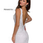 Primavera Couture 3807 Short Homecoming Dress Fitted Sequin Cocktail Dress  Available Color- Ivory  Available Size- 12