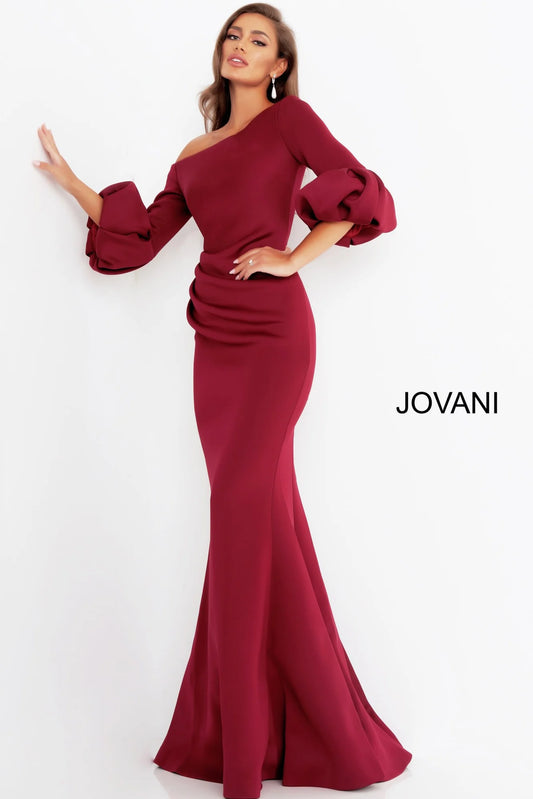 Jovani 39739 Off The Shoulder Scuba  Evening Dress