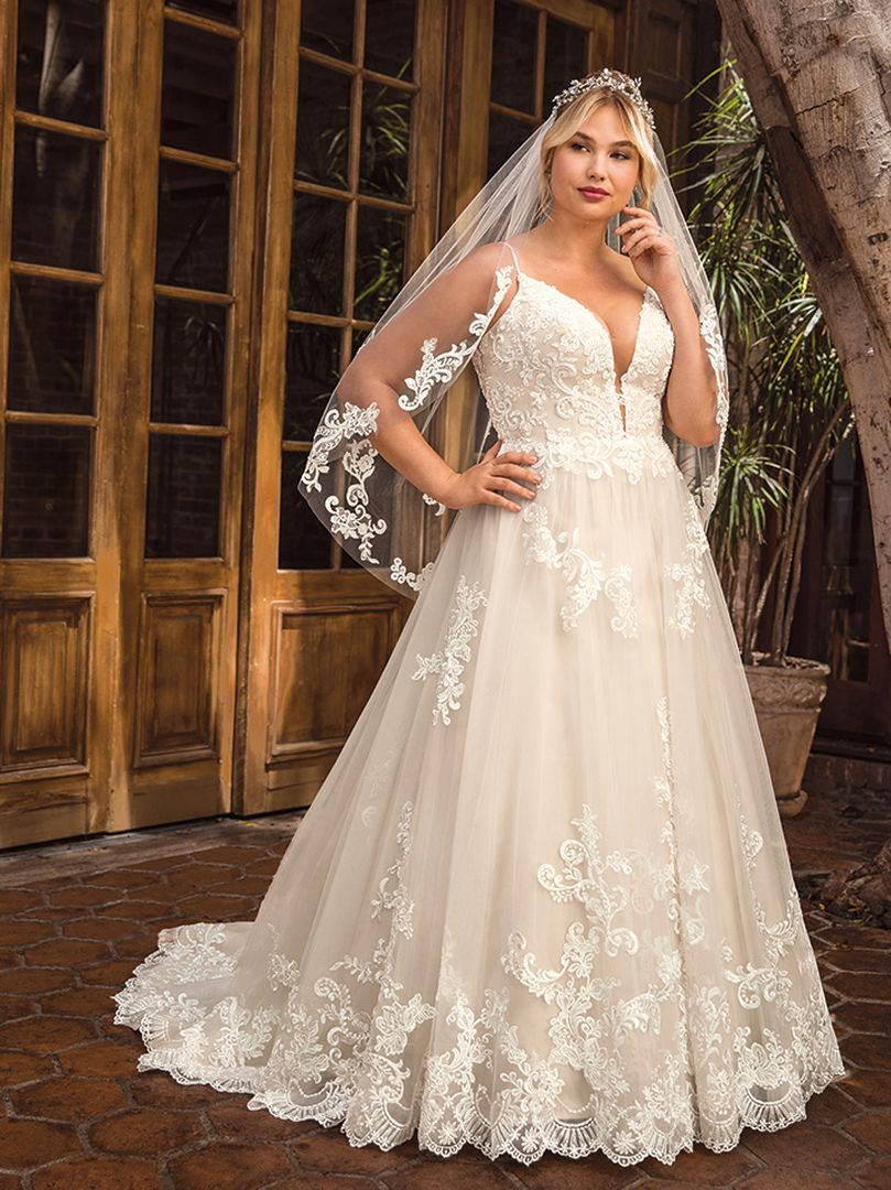 Casablanca Beloved BL286 Delilah Wedding Dress Boho 6 / Ivory/Ivory/Silver