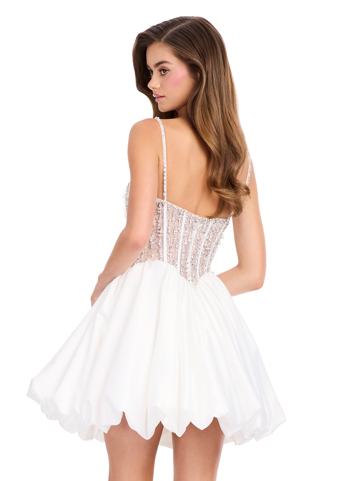 Ashley Lauren 40032 Corset Cocktail Dress