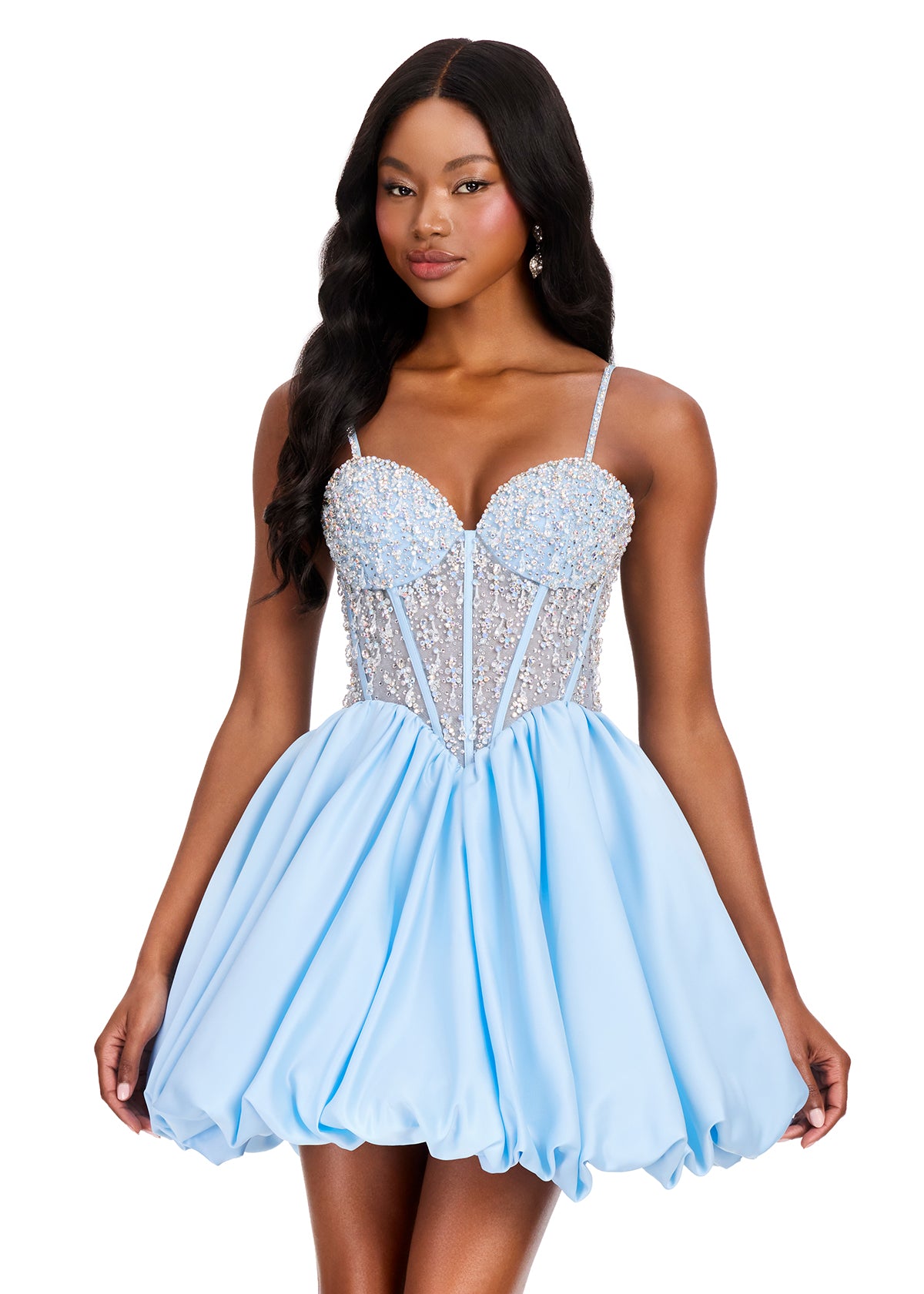 Ashley Lauren 40032 Corset Cocktail Dress