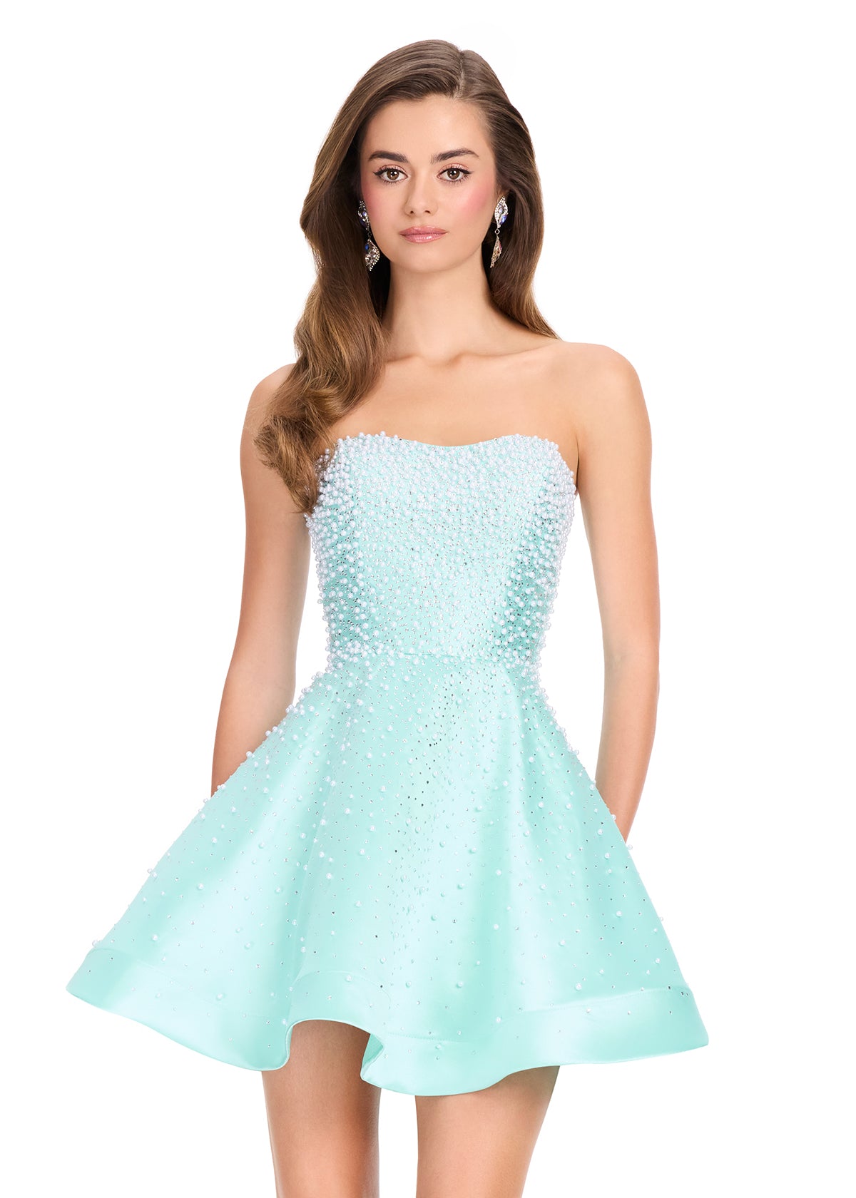 Ashley Lauren 40043 Pearl Cocktail Dress