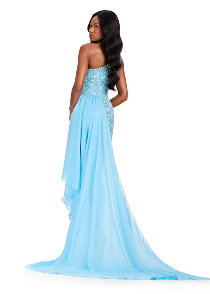 Ashley Lauren 40098 Pageant Romper Overskirt