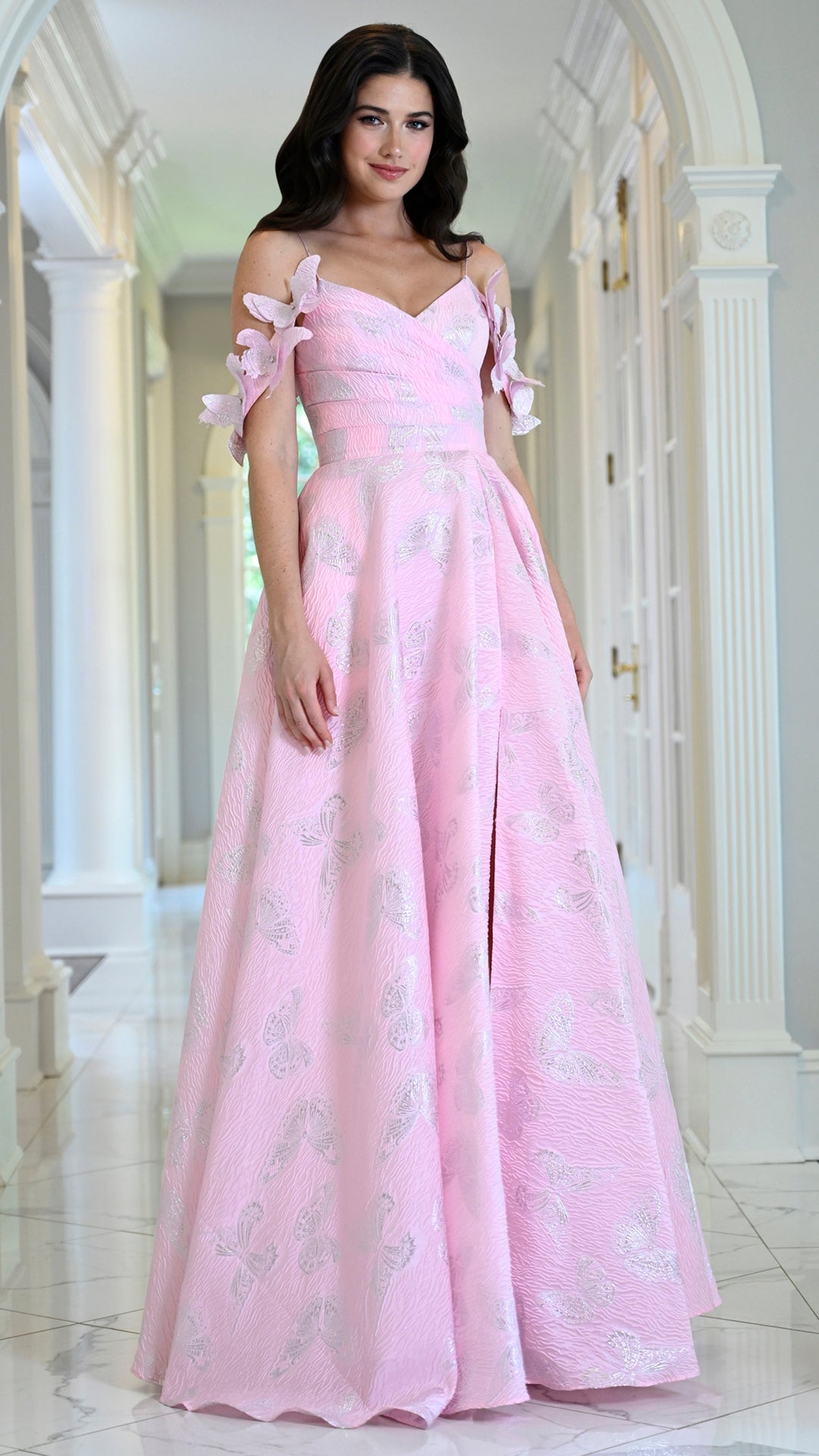 Colors Dress 4010 a-line prom dress in Pink — 2027