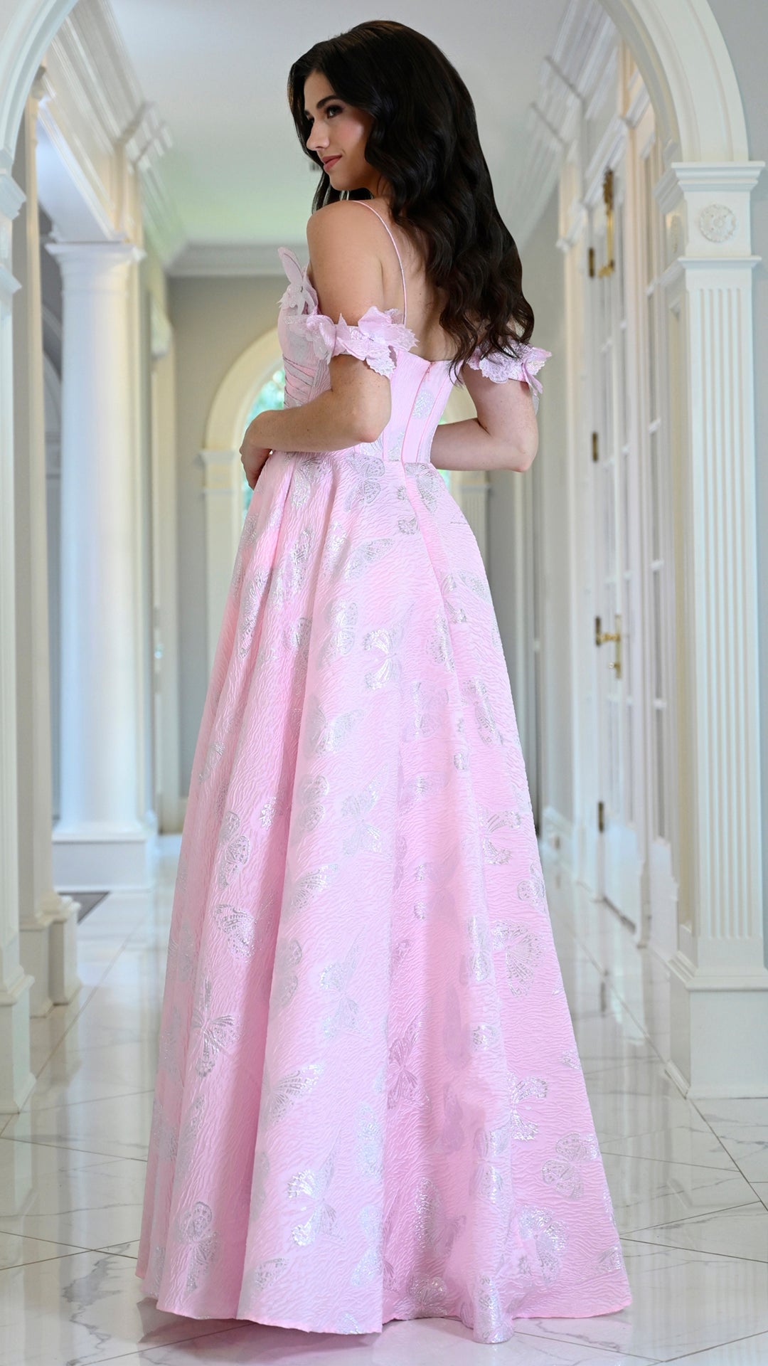 Colors Dress 4010 a-line prom dress in Pink — 2027