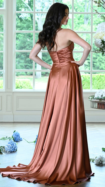 Colors Dress 4026 satin a-line prom dress — 2027