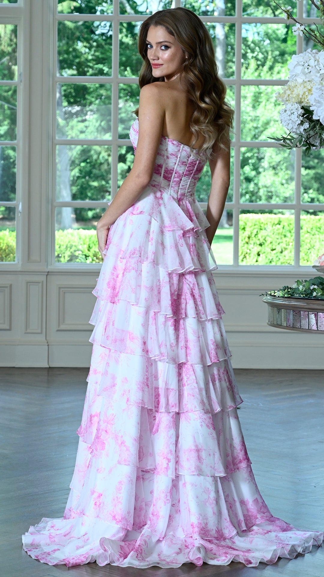 Colors Dress 4038 a-line prom dress in Pink — 2027