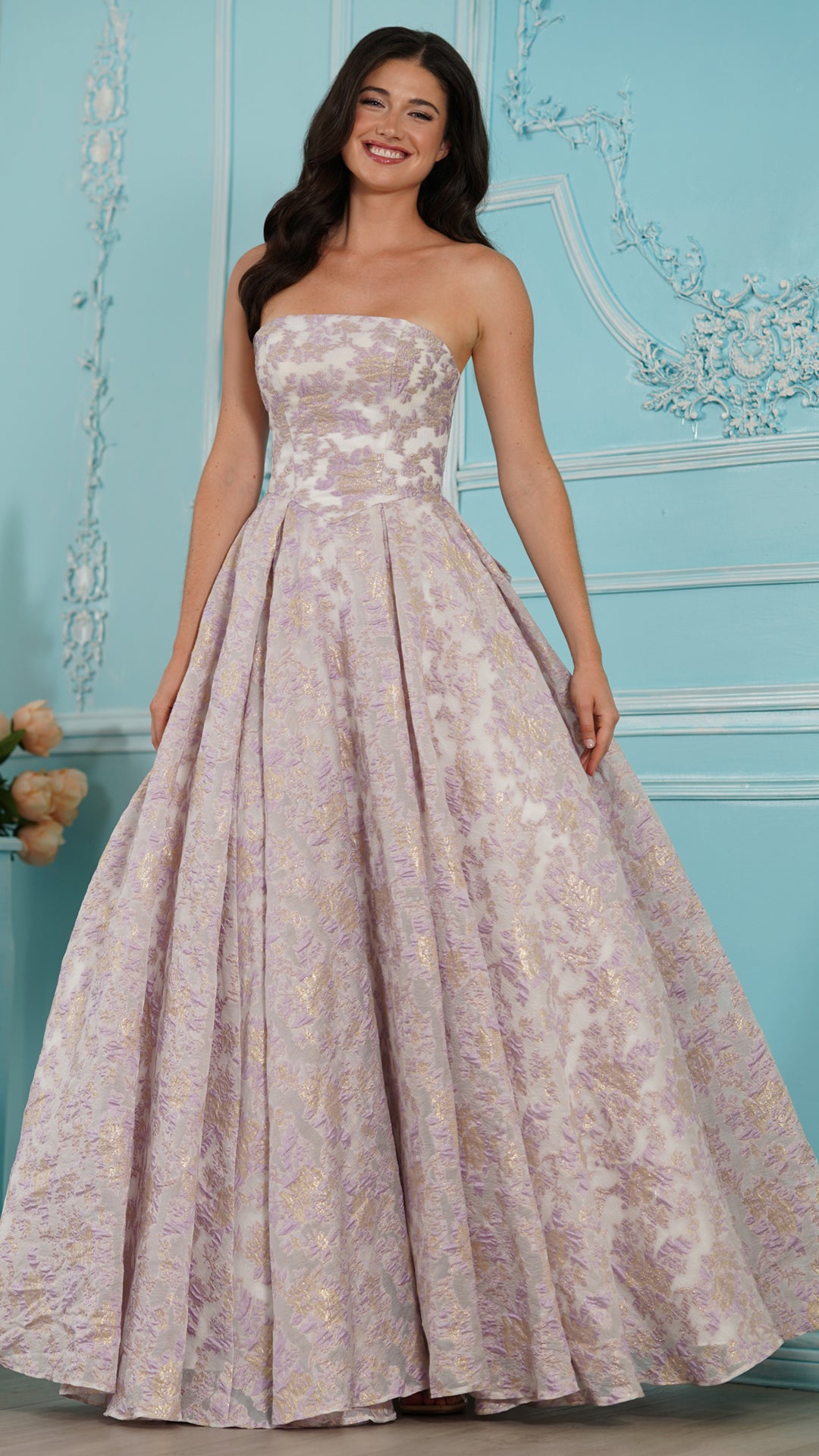Colors Dress 4039 ballgown prom dress in LILAC — 2027