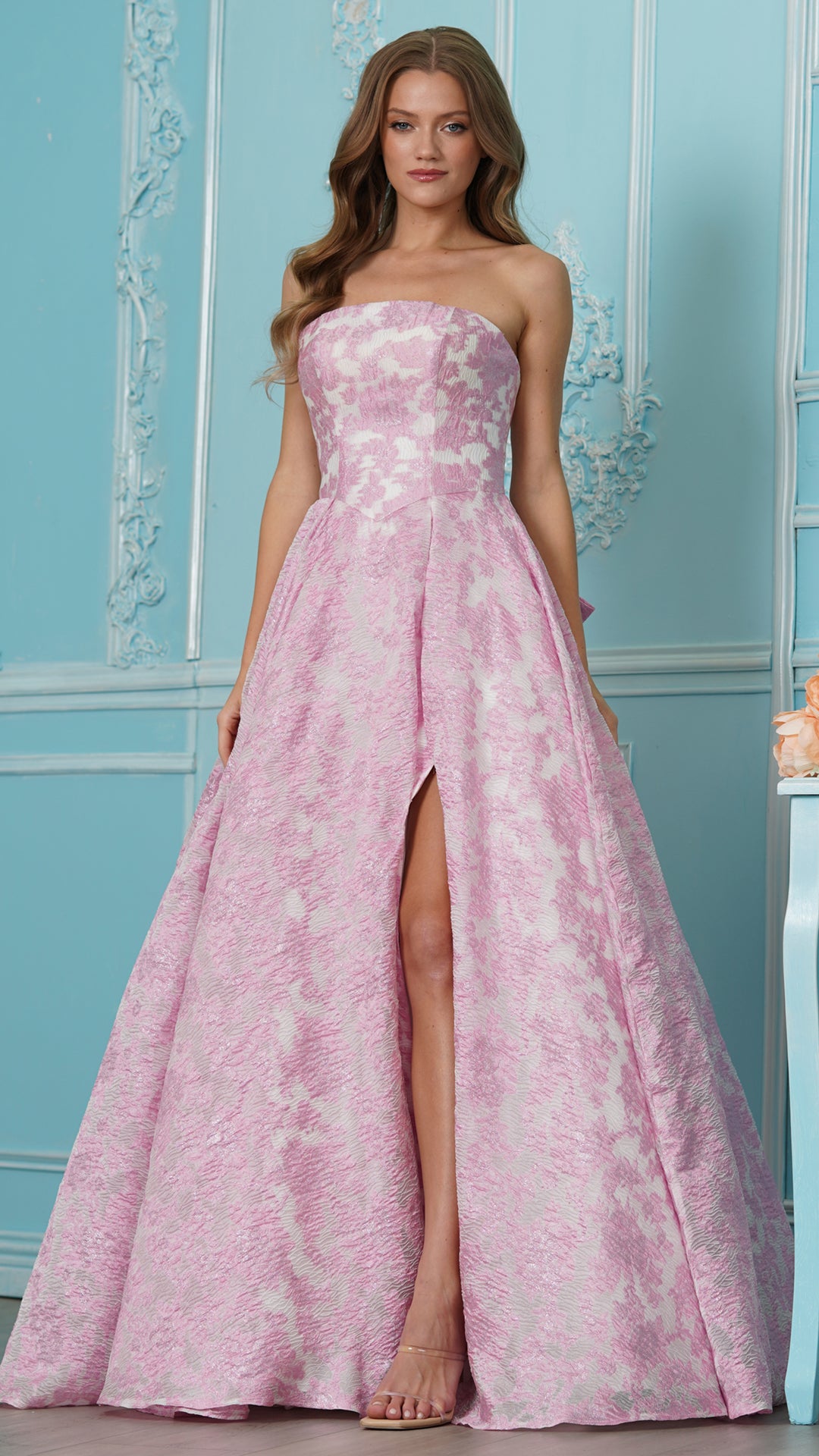 Colors Dress 4039 ballgown prom dress in Pink — 2027