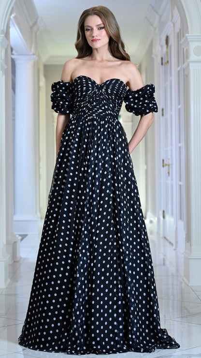 Colors Dress 4053 ballgown prom dress in BLACK — 2027