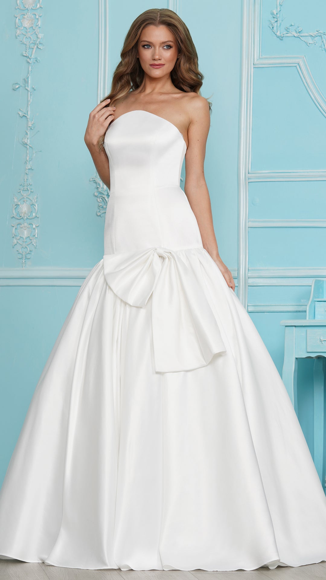 Colors Dress 4058 satin mermaid prom dress — 2027