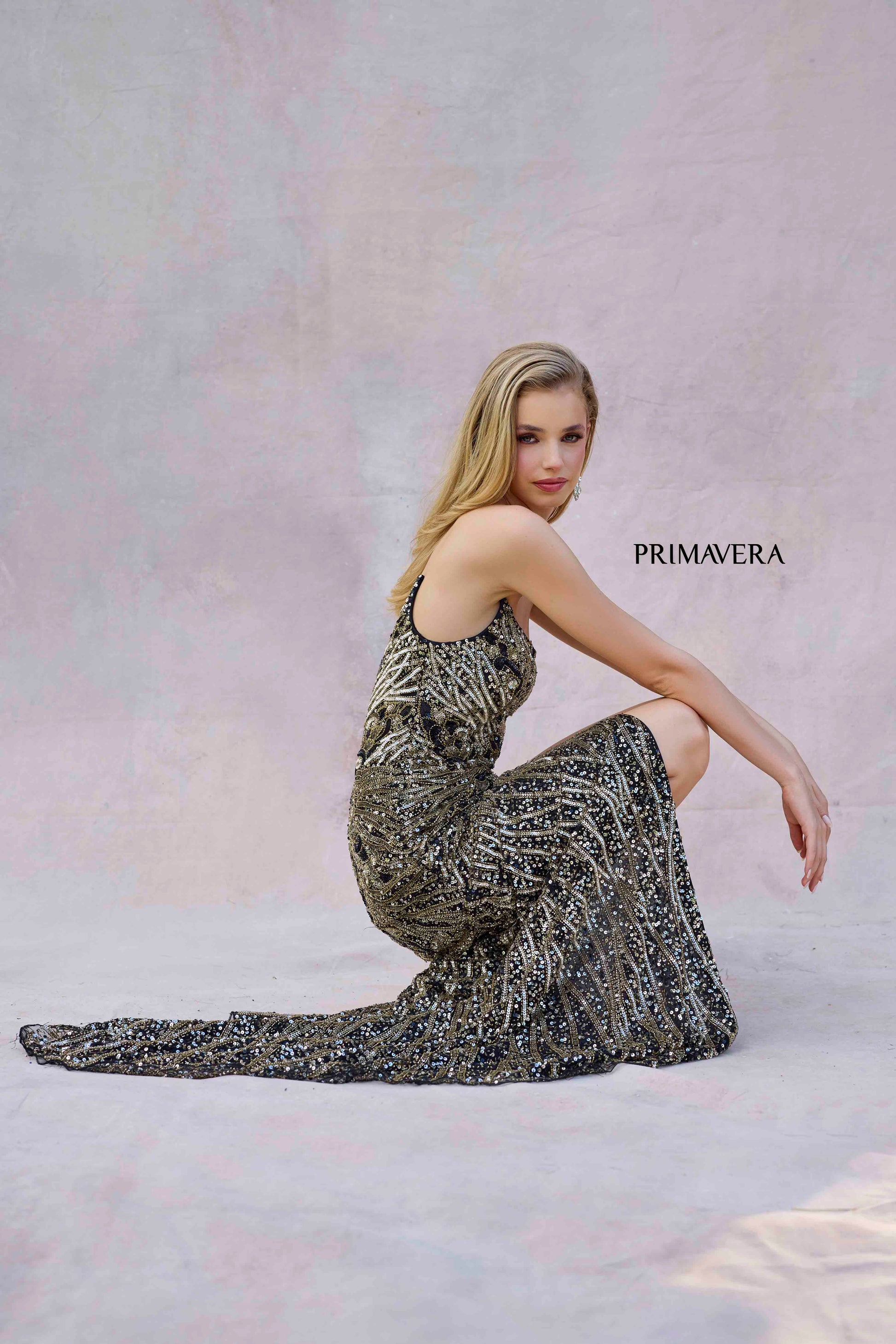 Primavera Couture 4343 Black Gold Prom Dress sizes 00, 16 Black Gold L Glass Slipper Formals Primavera Couture 4343 Black Gold Prom Dress sizes 00, 16 Black Gold L Glass Slipper Formals
