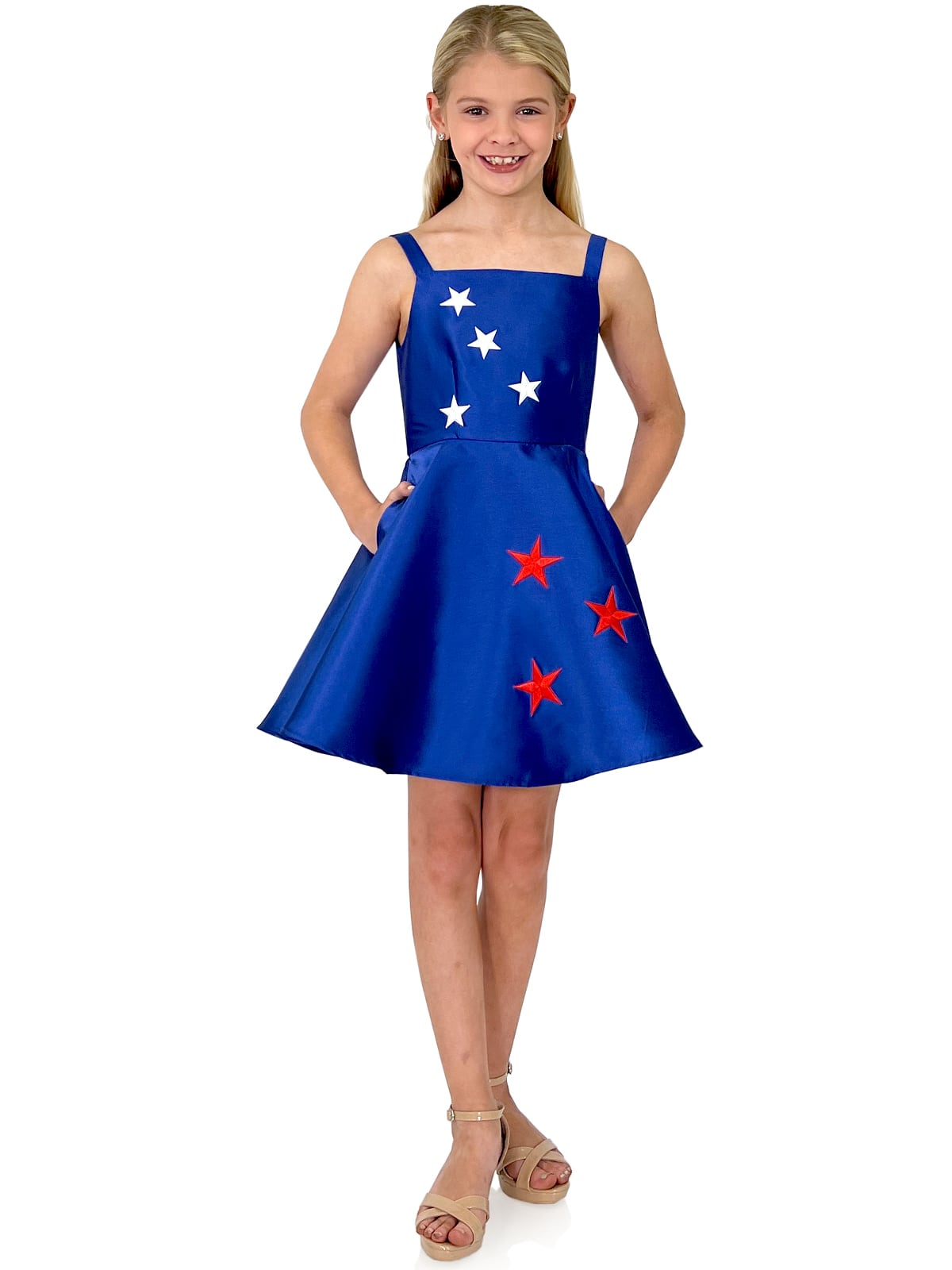 Marc Defang 5030 Size 12 Red White & Blue Girls Pageant Fun Fashion Ca Glass Slipper Formals Marc Defang 5030 Size 12 Red White & Blue Girls Pageant Fun Fashion Ca Glass Slipper Formals