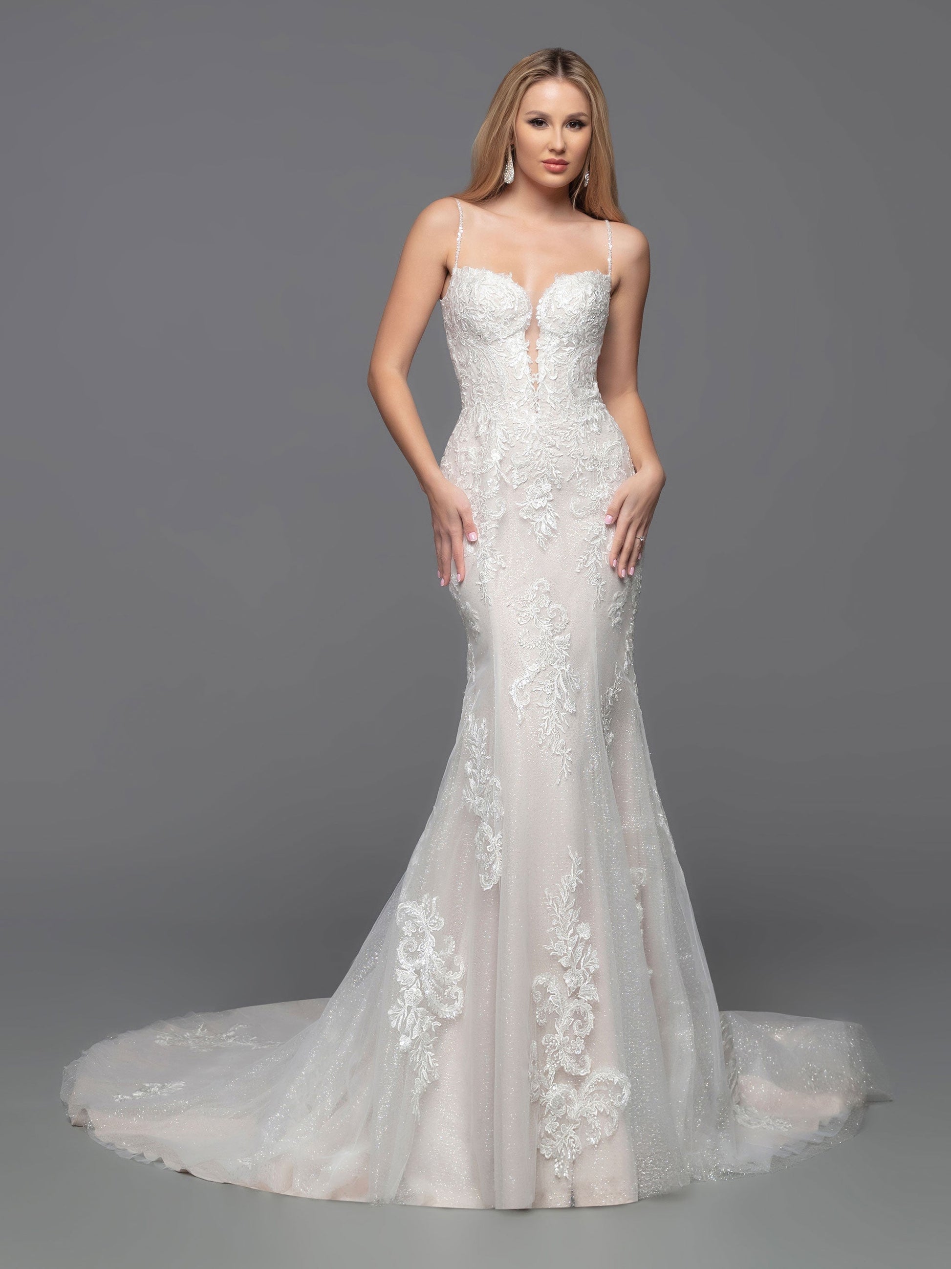 Davinci Bridal 50809 Size 18 Ivory/Nude Long Shimmer Lace Detachable Long Sleeve Wedding Dress Corset Gown Davinci Bridal 50809 Size 18 Ivory/Nude Long Shimmer Lace Detachable Long Sleeve Wedding Dress Corset Gown