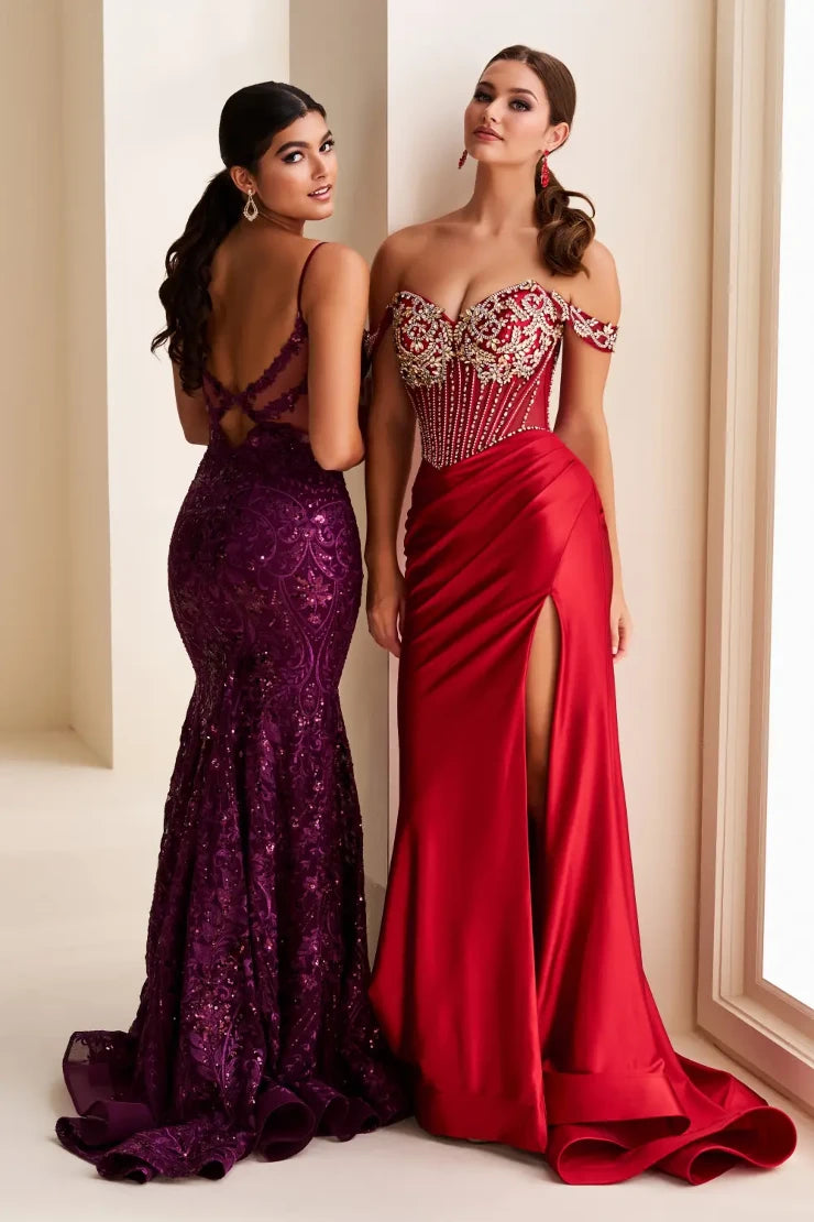 Ellie Wilde EW37016 Size 6 RUBY Corset Prom Dress