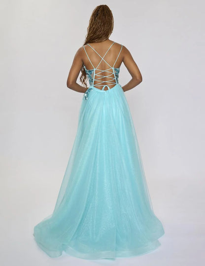 Elevate your evening with the Nina Canacci 6630, a size 4 burgundy gown that exudes elegance. This A-line dress features a shimmering sequin overlay and a daring maxi slit, complemented by a structured corset and a detachable side overskirt for added drama. Perfect for formal occasions, it combines classic sophistication with a modern edge to ensure you stand out gracefully.

Sizes: 4

Colors: Burgundy