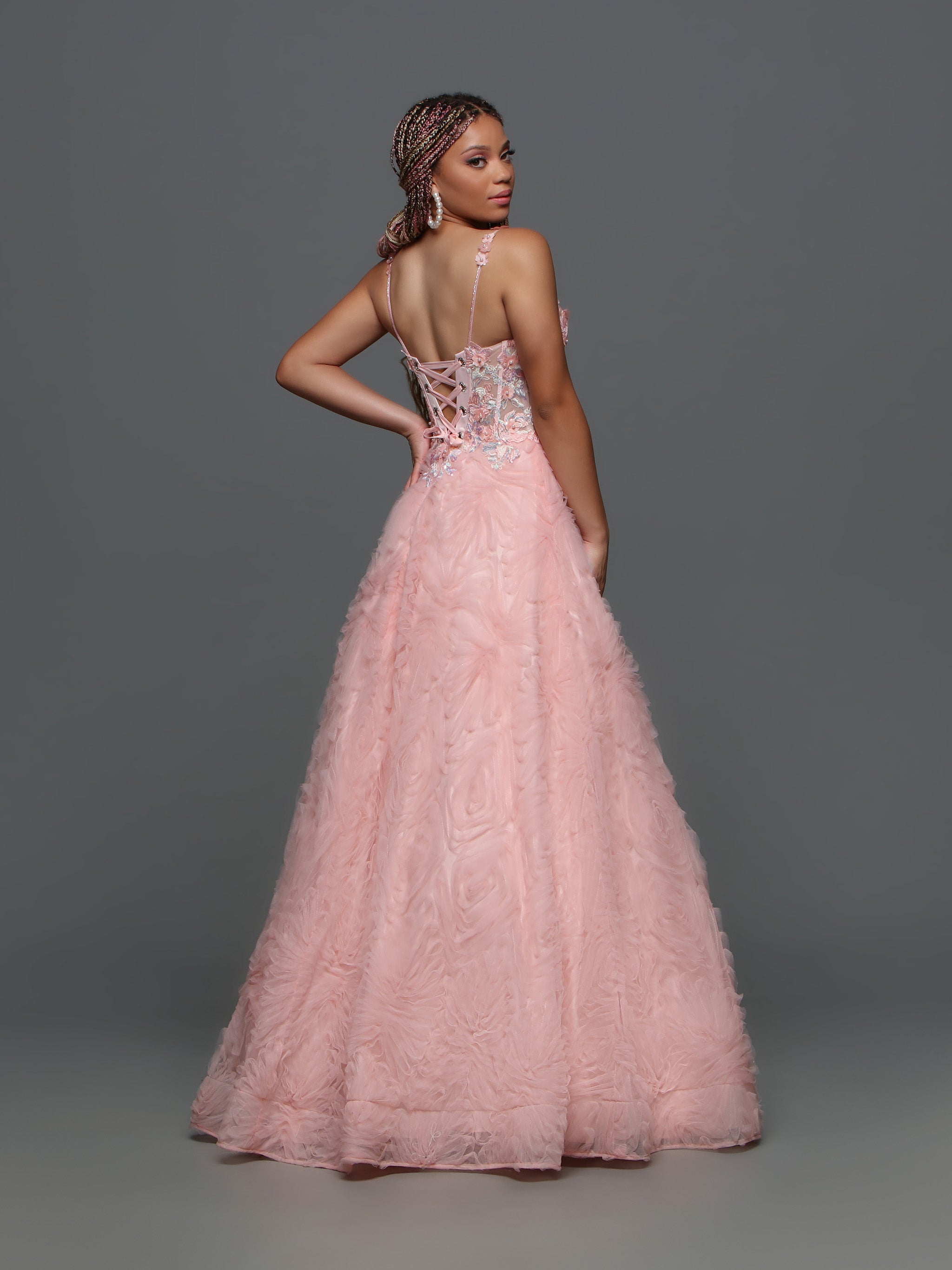 First-Class Material 2021 Peach Prom Dress V Neck A Line Handmade Flower  Prom Party Evening Gowns - AliExpress