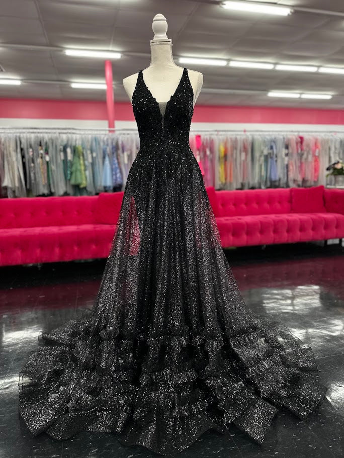 Nina Canacci 7607 Sheath Prom Dress with Bougie Sheer A Line Overskirt with Ruffles Sequin V Neckline Corset Lace Up Back

Set the trend with the Nina Canacci 7607 Sheath Prom Dress. The hand-sewn sequin V neckline adds a touch of luxury, while the bougie sheer A line overskirt with ruffles creates a stunning silhouette. The corset lace up back offers a perfect fit with a hint of elegance.

Size: 4

Color: Black