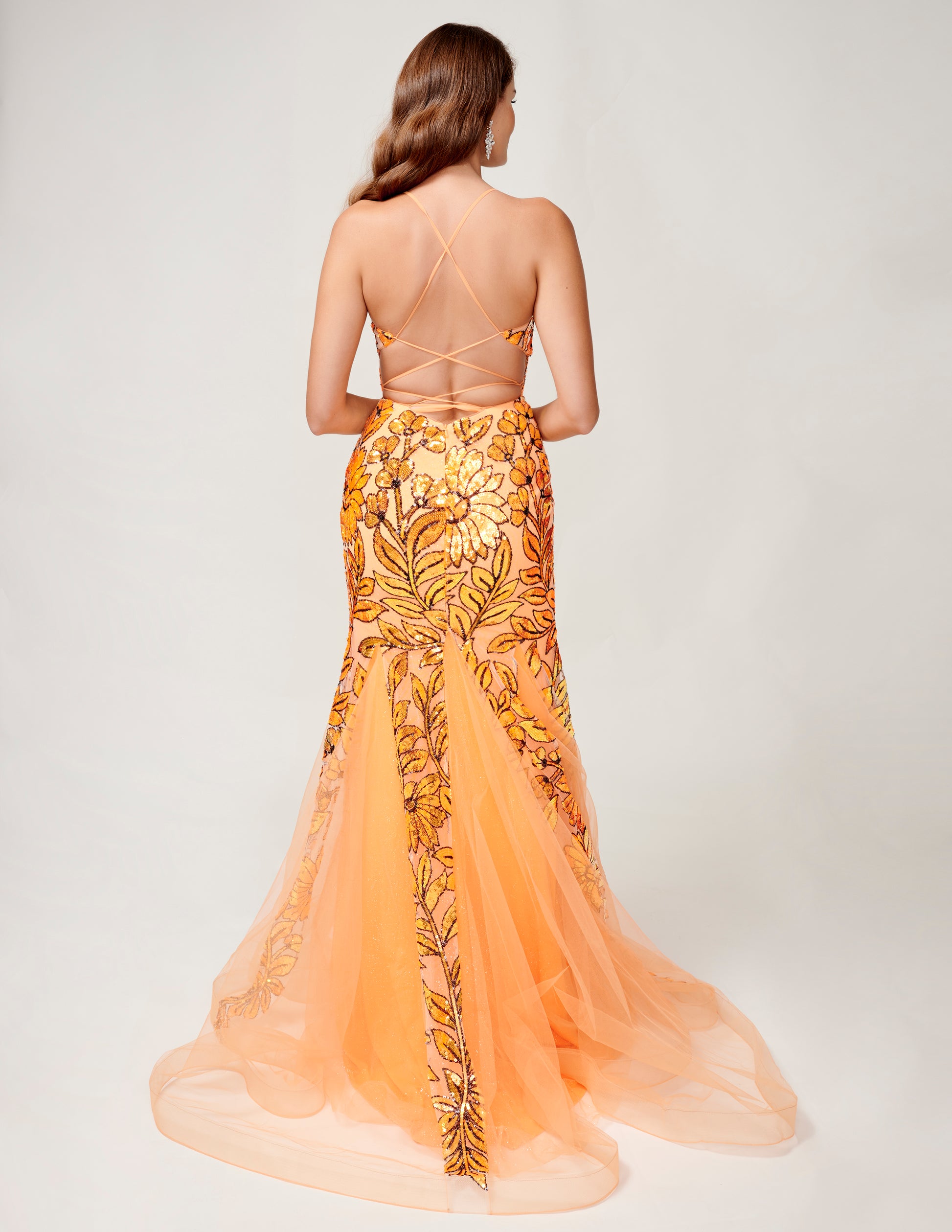 Nina Canacci 8236 Formal Long Prom Mermaid Sequin Dress - Pink / 0 Nina Canacci 8236 Formal Long Prom Mermaid Sequin Dress - Pink / 0
