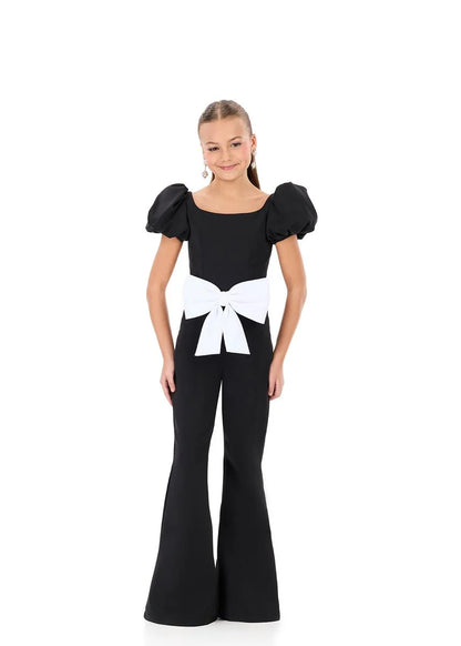 ASHLEYlauren 8357 Girls Pageant Jumpsuit