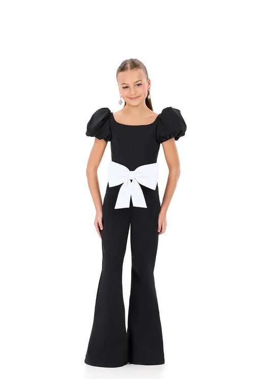 ASHLEYlauren 8357 Girls Pageant Jumpsuit