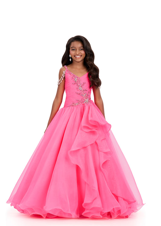 Ashleylauren 8378 Kids Pageant Dress Ballgown