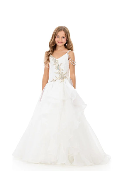 Ashleylauren 8378 Kids Pageant Dress Ballgown