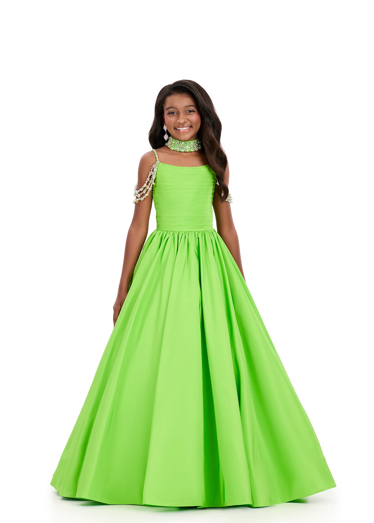 ASHLEYlauren 8385 Girls Pageant Dress