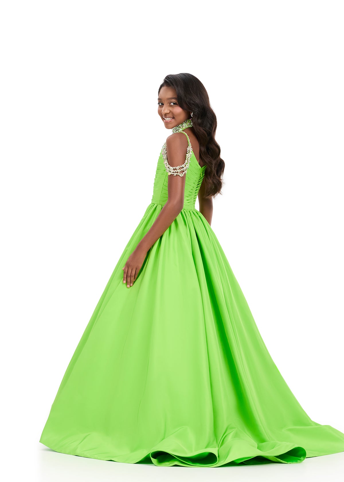ASHLEYlauren 8385 Girls Pageant Dress
