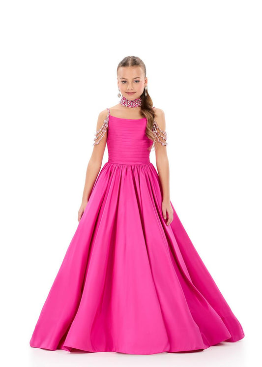 ASHLEYlauren 8385 Girls Pageant Dress
