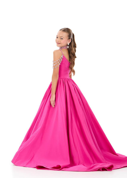 ASHLEYlauren 8385 Girls Pageant Dress