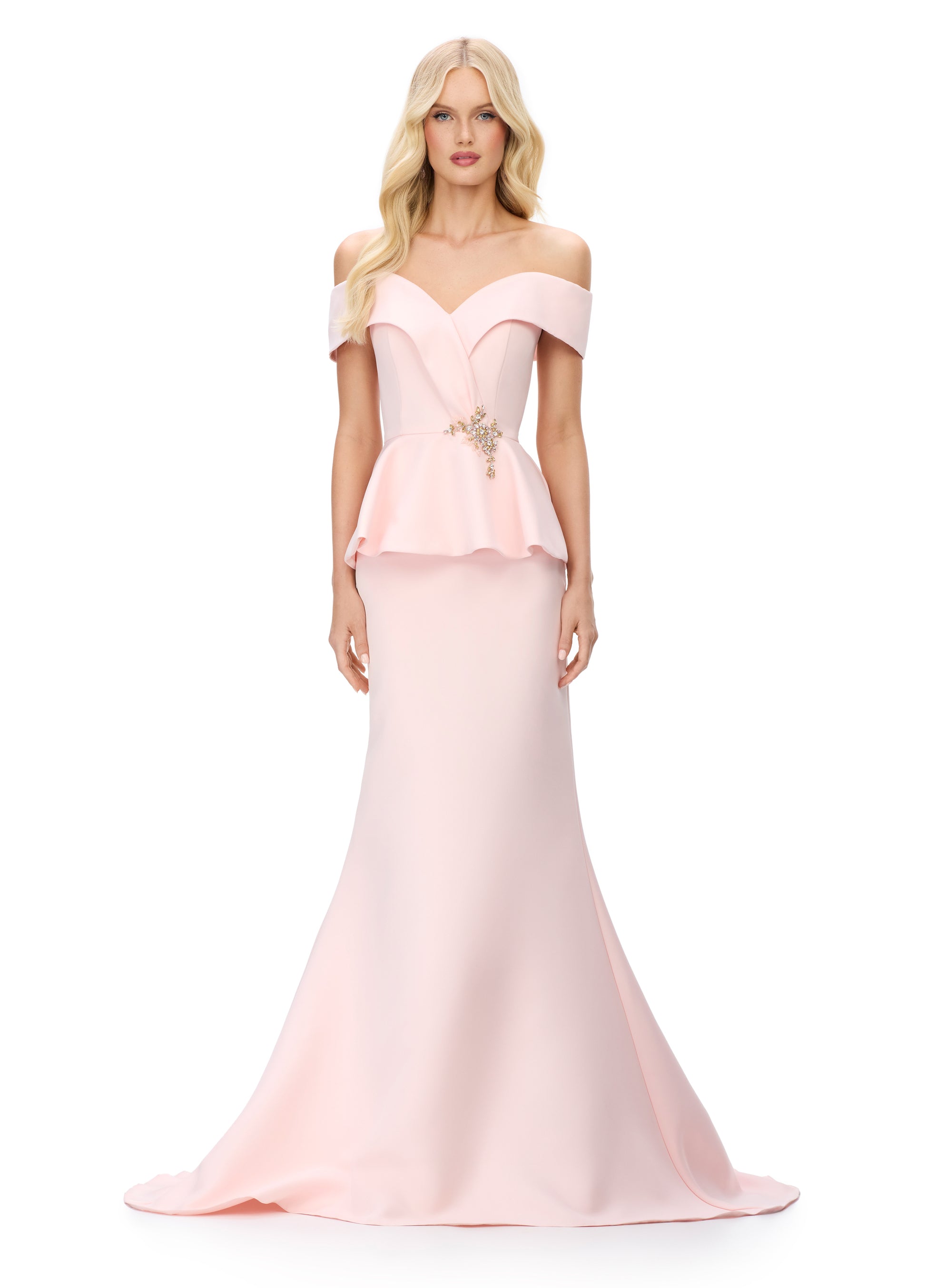 blush flare dress Athens Flared Bow Mini Dress Blush
